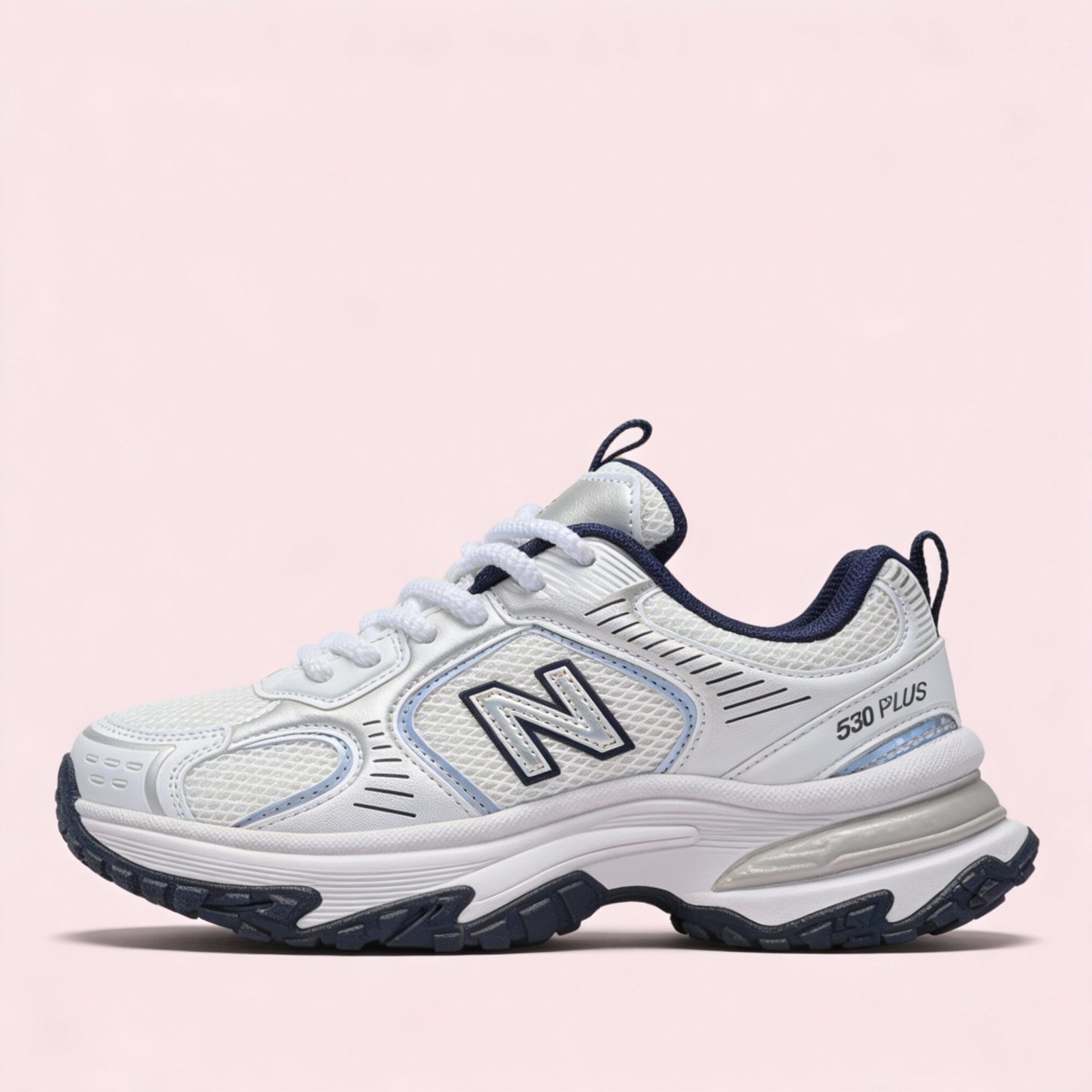 Sneakers New Balance 530 – White Silver Navy Retro