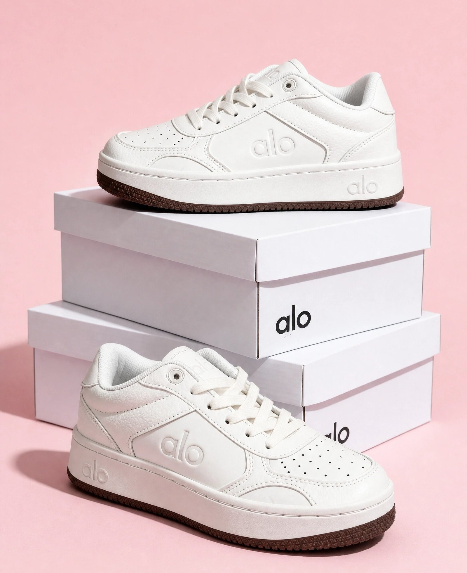 Sneakers Alo x 01 Classic – White & Gum Edition