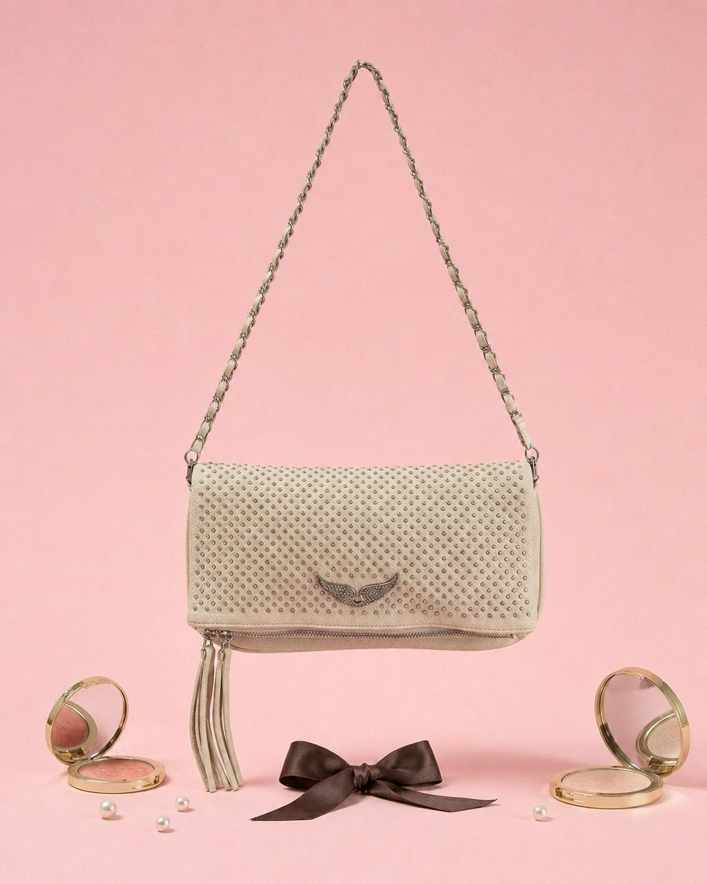 Bolso Zadig & Voltaire Rock "Beige"