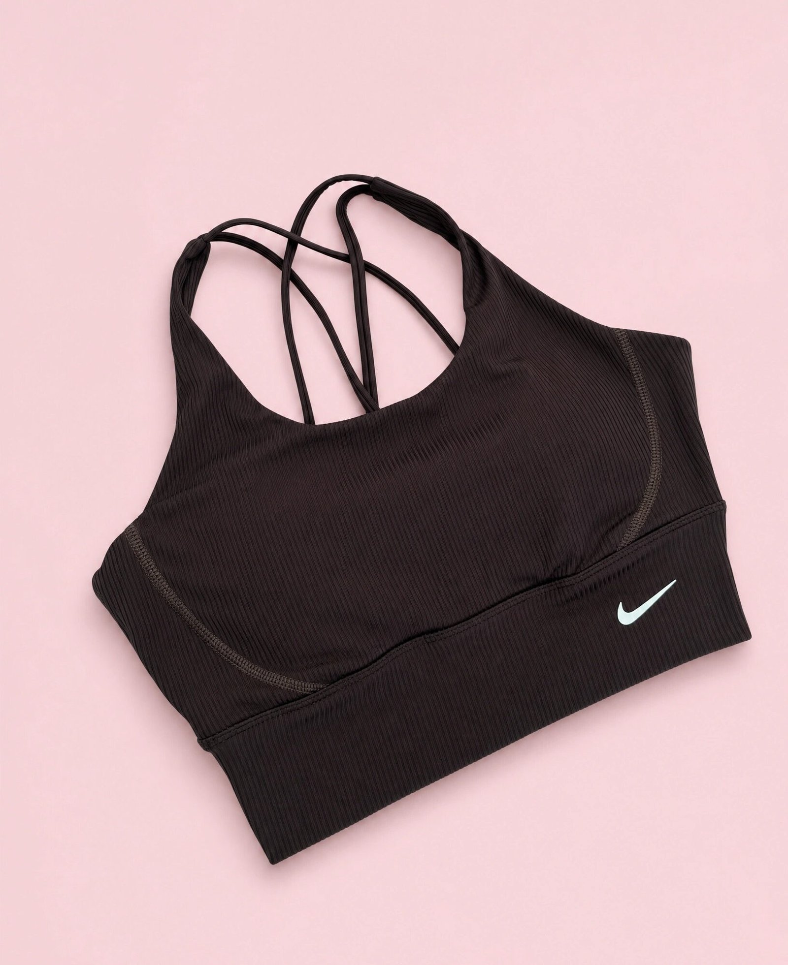 Top Deportivo Nike Ribbed con Tirantes Cruzados