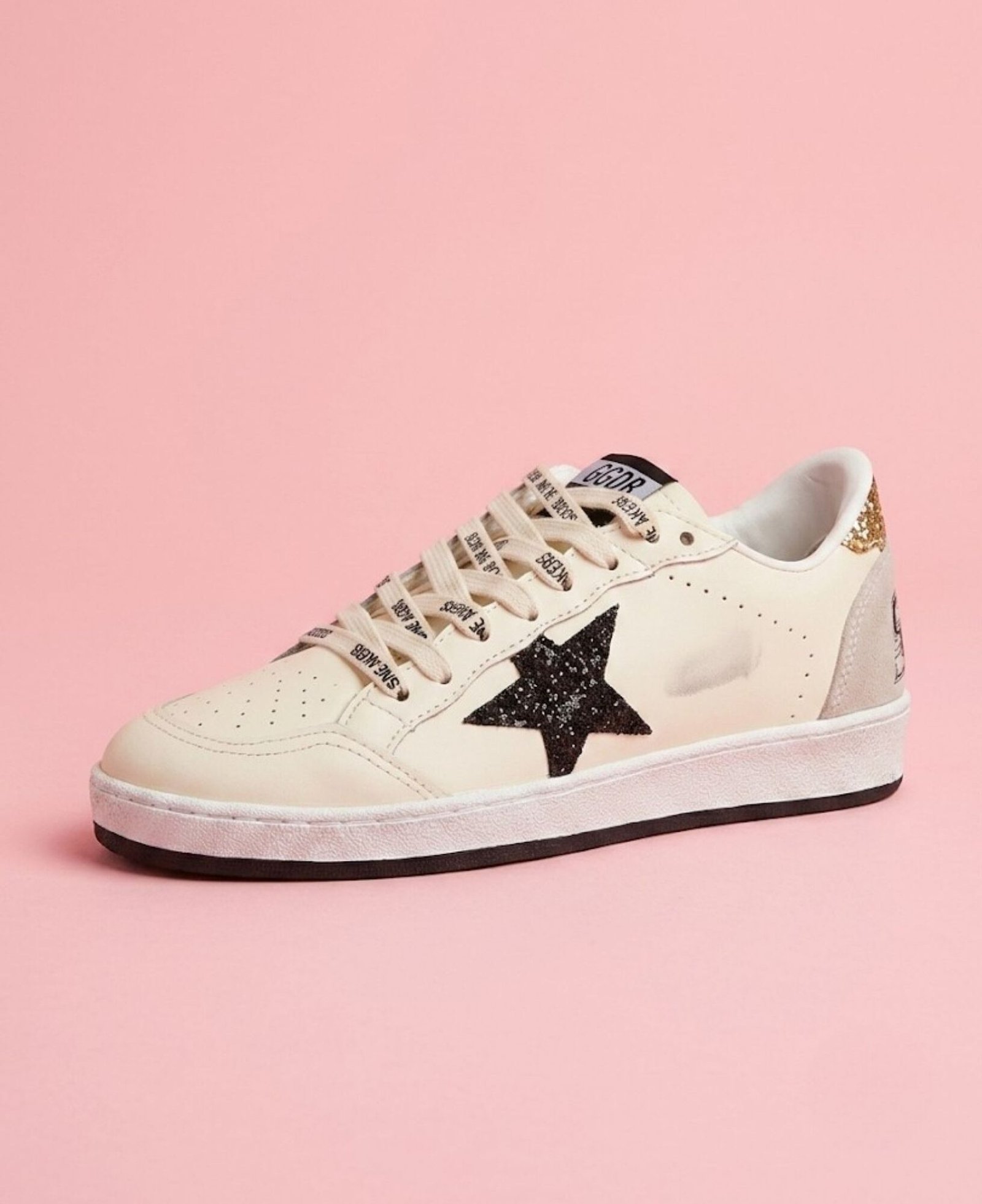 Golden Goose Ball Star “Black & Gold Glitter”